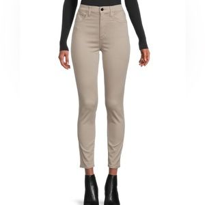 39. NWT Joes The Charlie High-Rise Stretch Coated Skinny Ankle Jeans Stoneware